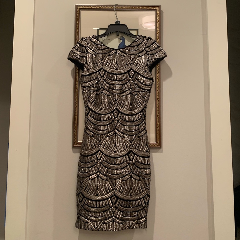 Dress the population cocktail dress